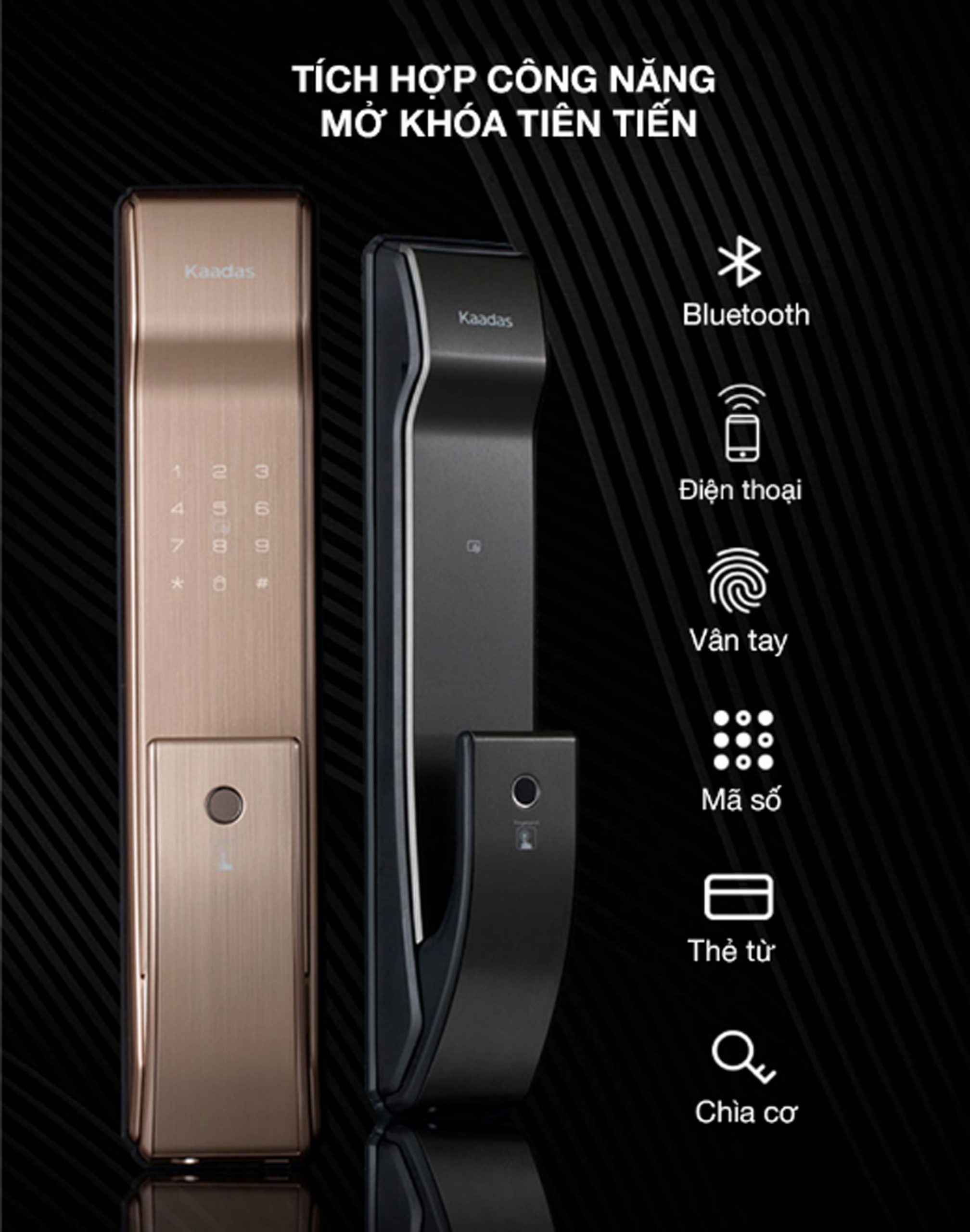 KAADAS K9 3 Công Năng Mở Khóa Tiên Tiến