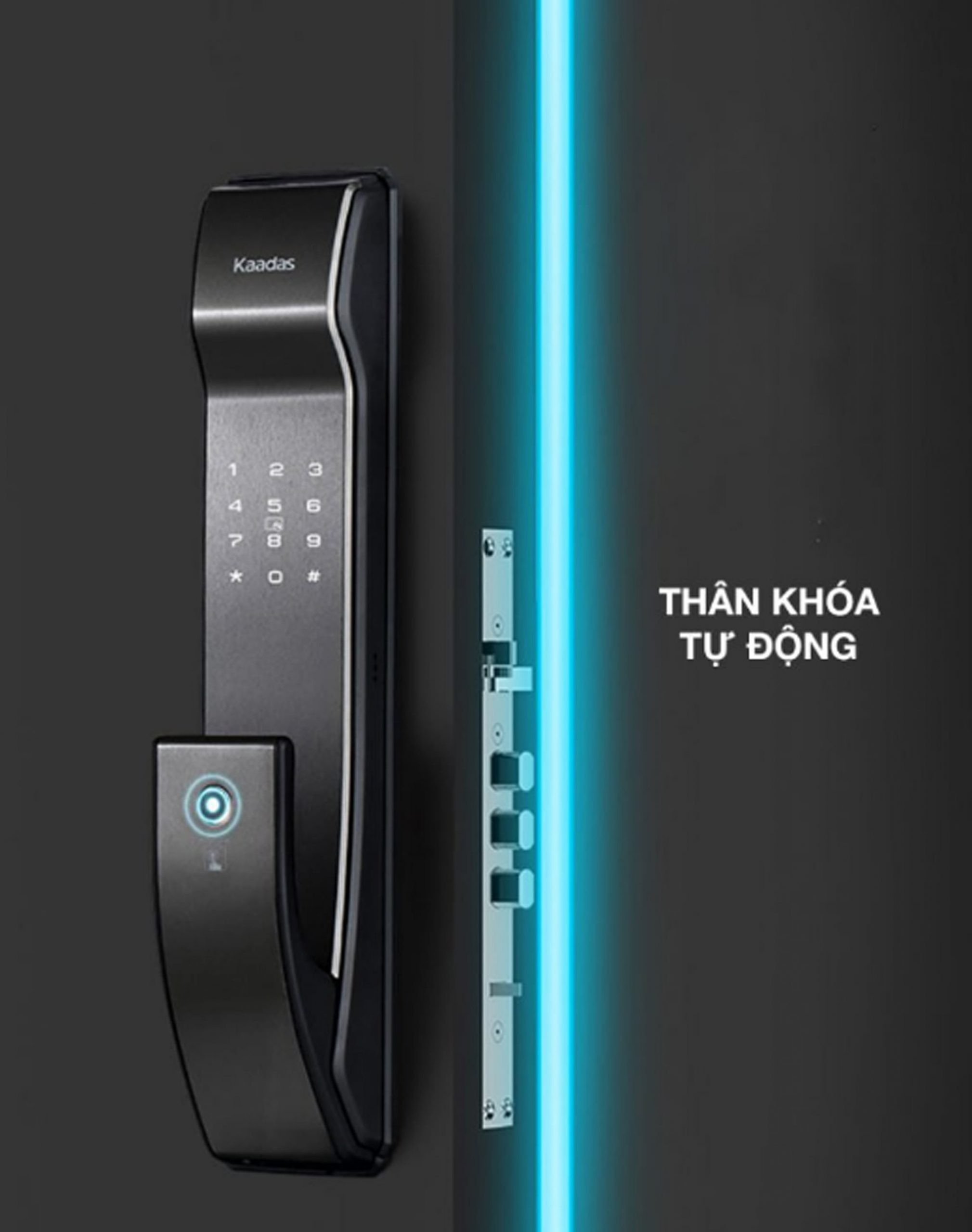 KAADAS K9 5 Thân Khóa Vân Tay Kaadas K9