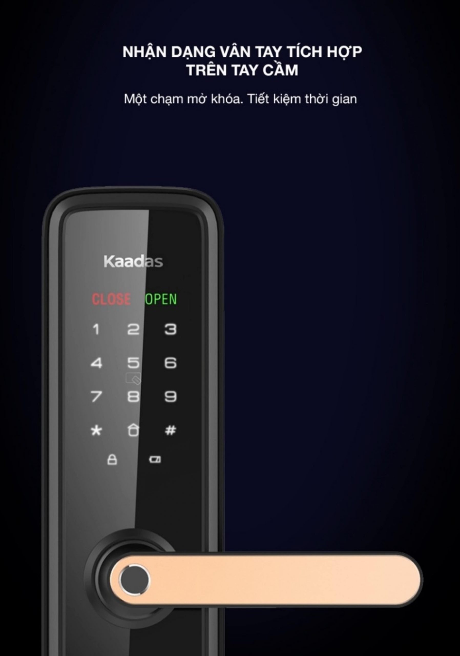 KAADAS L7 3 Nhận Diện Vân Tay Kaadas L7