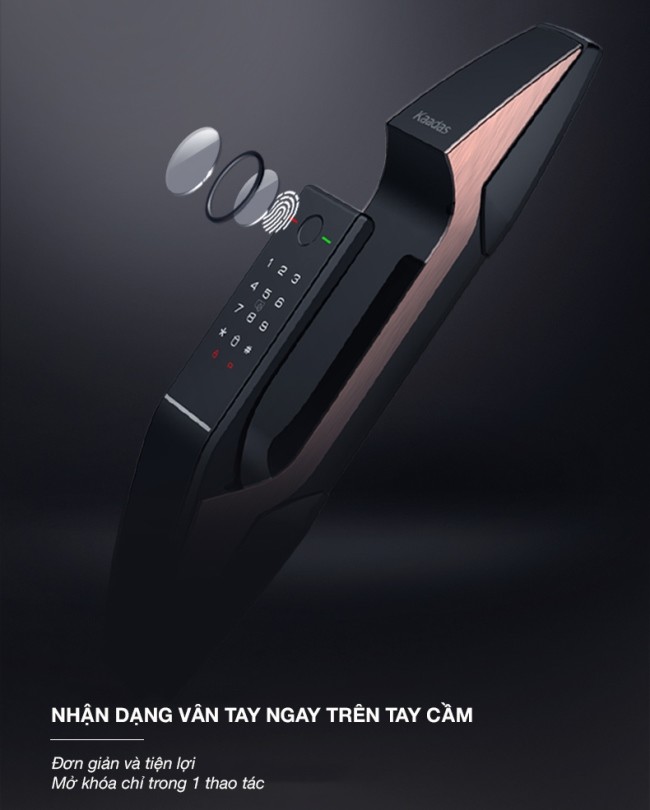 Công Nghệ Vân Tay Khóa Vân Tay Kaadas K8-T