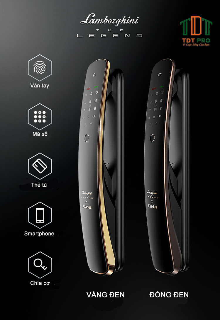 Khóa Cửa Vân Tay Kaadas Lamborghini