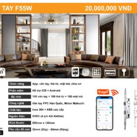 KHÓA VÂN TAY SEAKEY F55W 5 Khóa Vân Tay Seakey F55W