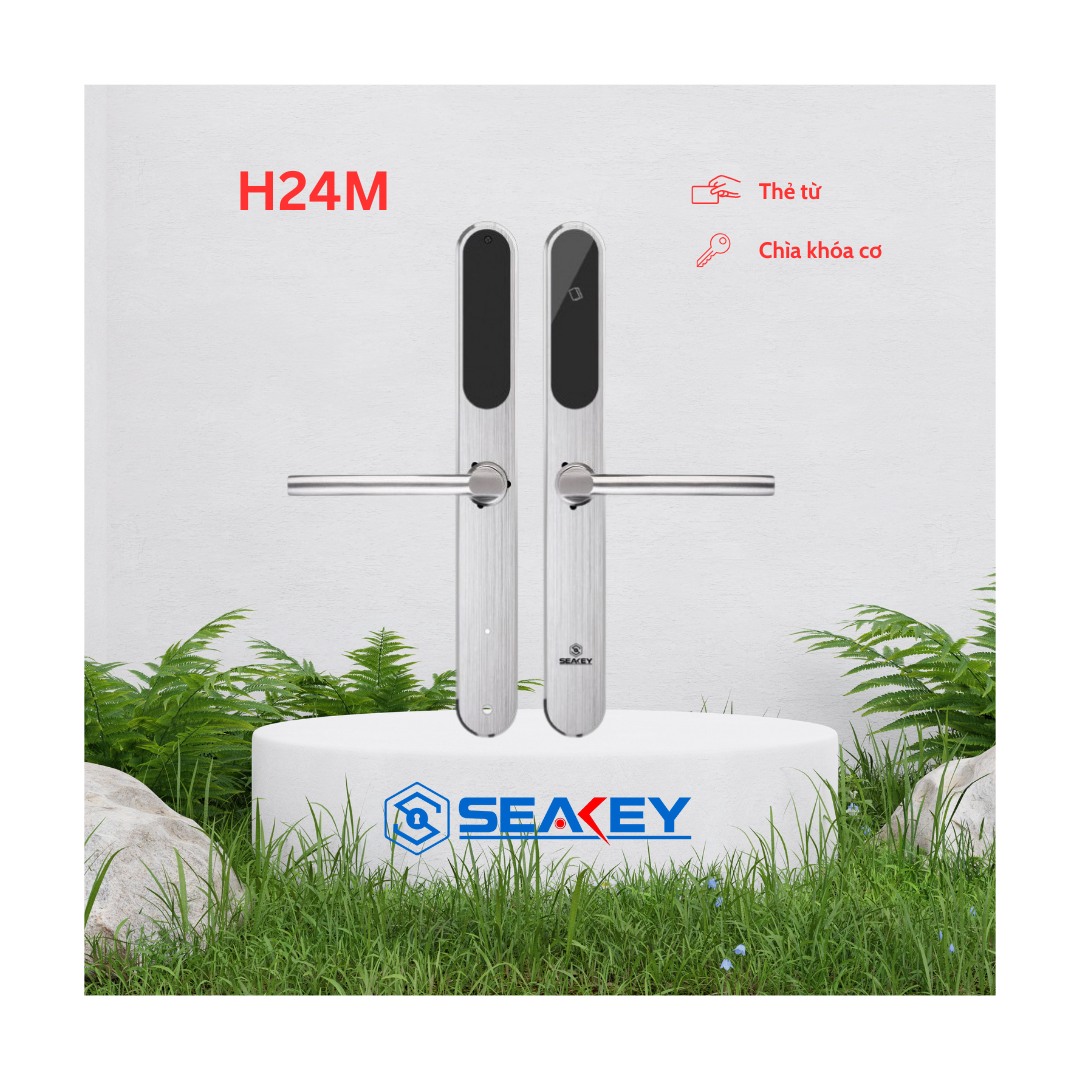 Khóa thẻ từ Seakey H24M 2 Khóa Thẻ Từ Seakey H24M, Khóa Điện Tử Seakey, Khóa Thẻ Từ Khách Sạn, Khóa Thông Minh Seakey, Khóa Thẻ Từ Giá Rẻ, Khóa Điện Tử Thông Minh