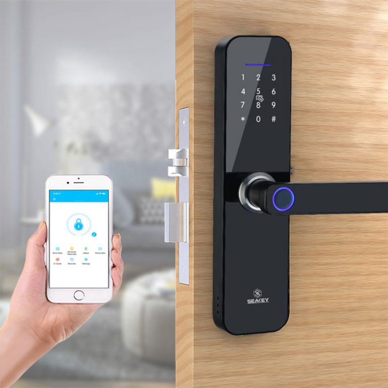 Khoá Vân Tay Cửa Gỗ Seakey F21B