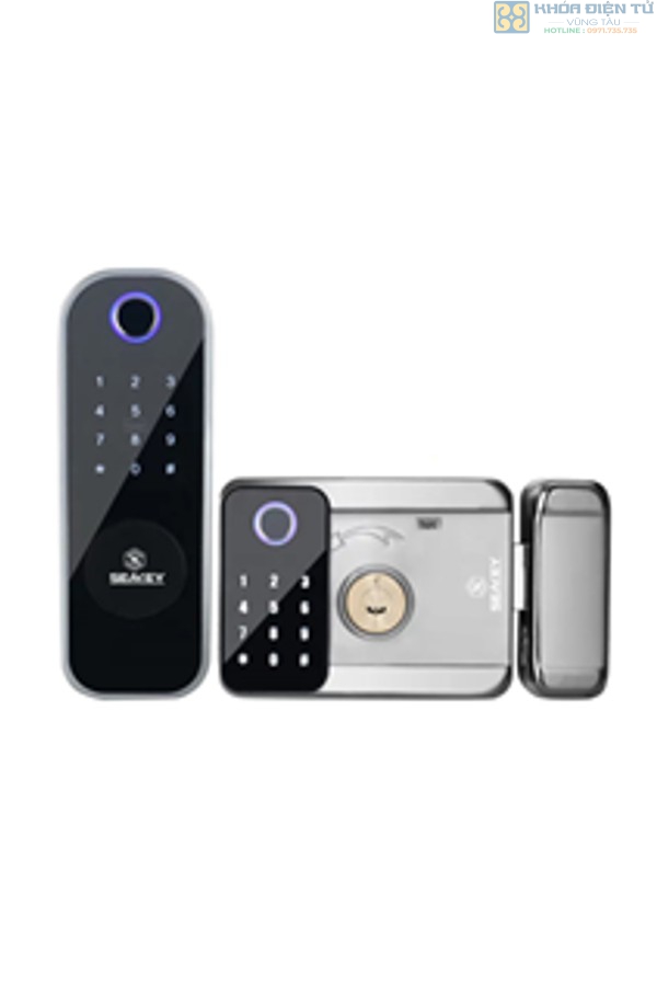 KHÓA CỔNG 2 VÂN TAY SEAKEY C25B