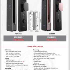Khoá cửa thông minh Bosch FU8 Plus | giảm ngay 25%