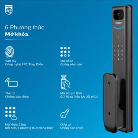 Khóa Cửa Vân Tay Philips Alpha-Vp-5Hws | Giảm 25%