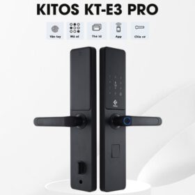 Khóa cửa vân tay Kitos KT-E3 Pro (Màu đồng) 9 Khóa Cửa Vân Tay Kitos Kt-E3 Pro Giá Rẻ | Sale 30%