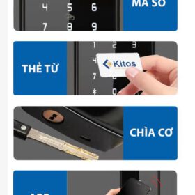 Khóa Cửa Vân Tay Kitos Kt V2 Pro Giá Rẻ | Sale 29%