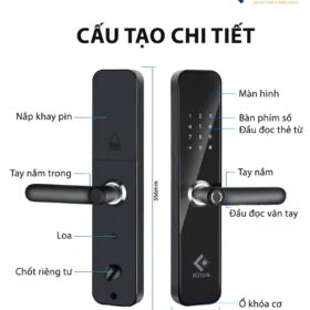 Khóa vân tay thẻ từ Kitos KT-V3 12 Kitos V3 2