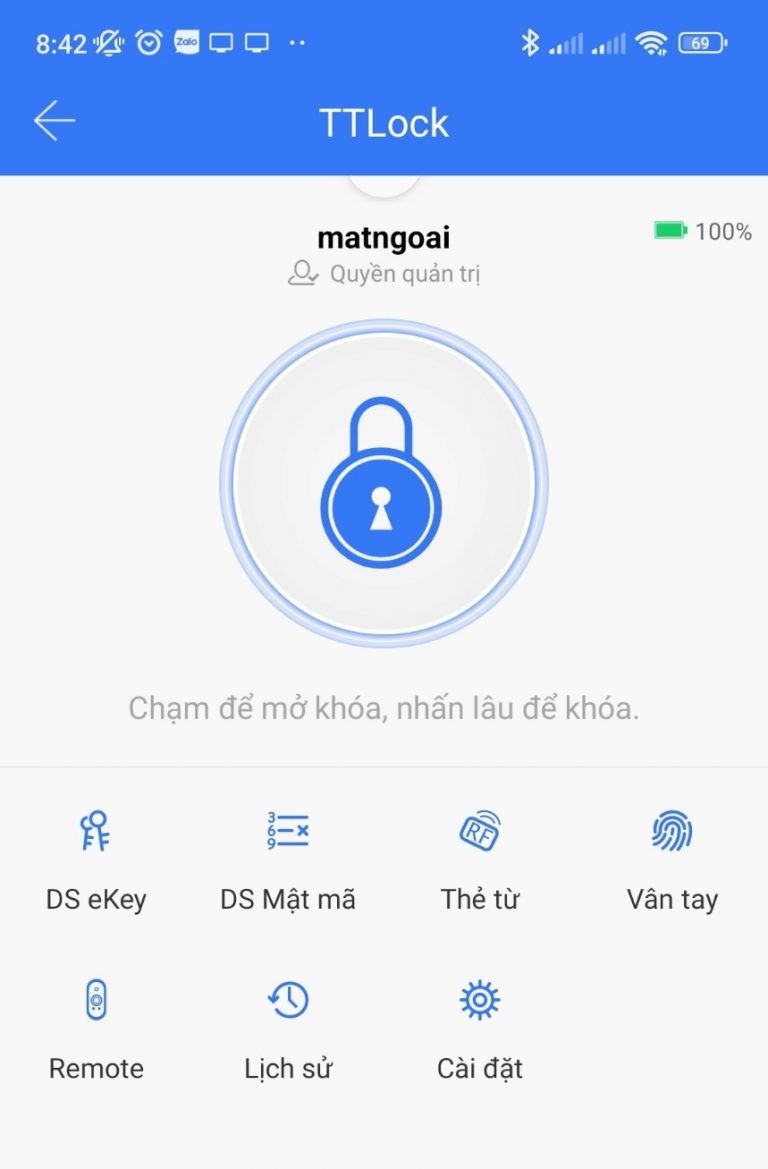 Khoá Vân Tay Cửa Gỗ Seakey F21B