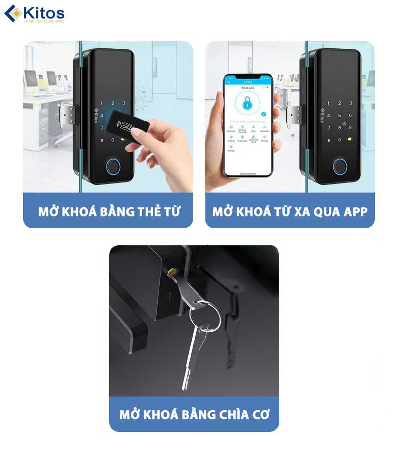 Khóa Cửa Vân Tay Kitos KT GL30 Face ID